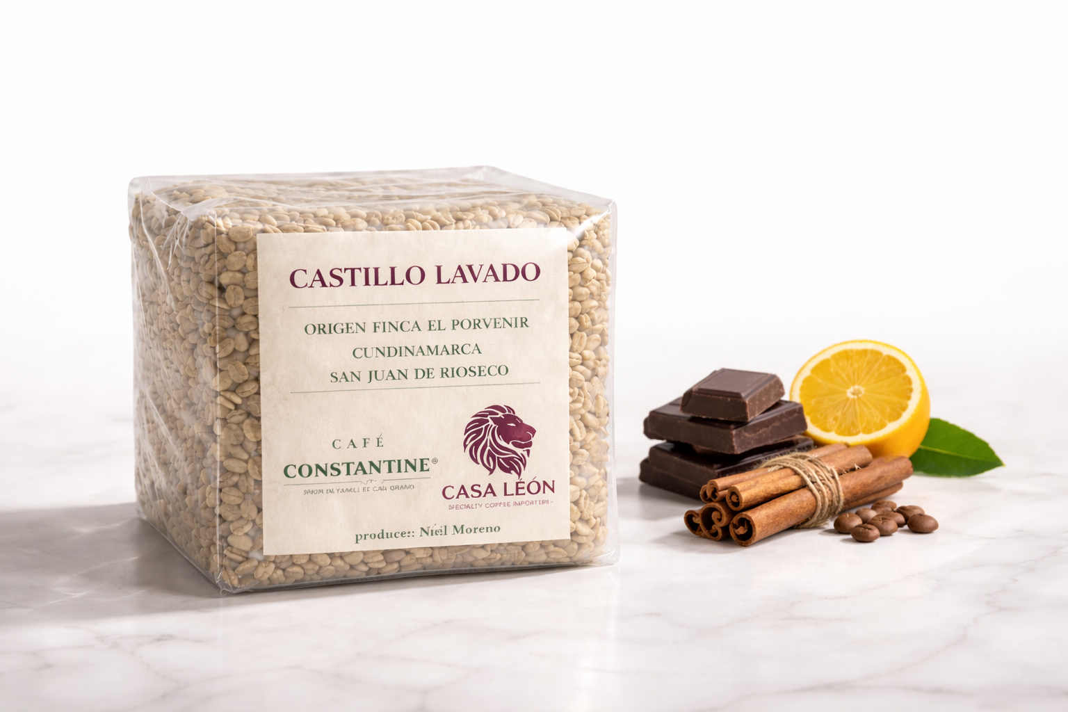 Café Vert Castillo Lavé x 3 kg — San Juan de Rioseco, Cundinamarca, Colombie