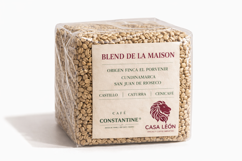 Café Vert Blend x 3kg — Castillo, Caturra - San Juan de Rioseco, Cundinamarca, Colombie