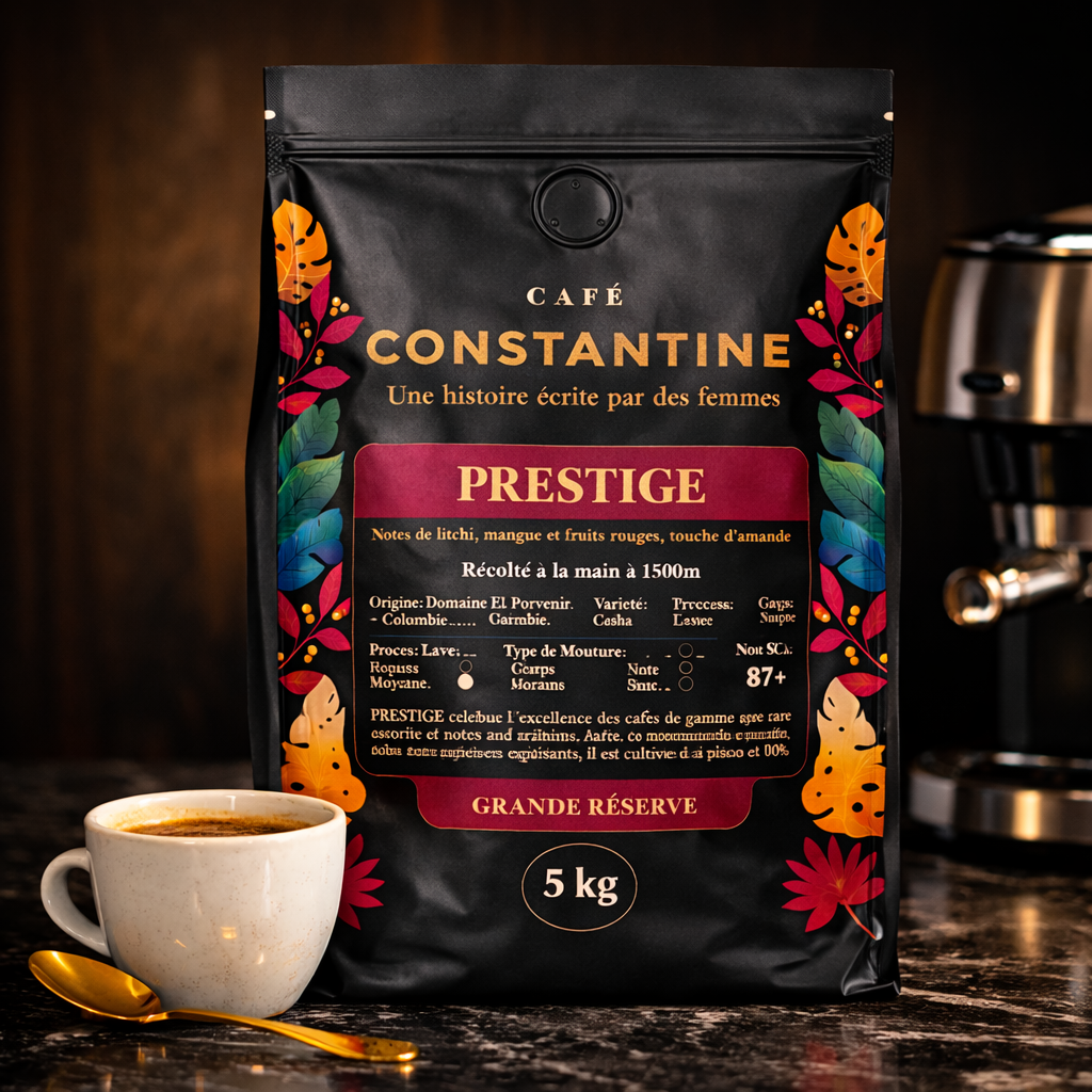 Prestige Café Constantine x5kg — Café de Spécialité Grande Réserve pour Professionnel