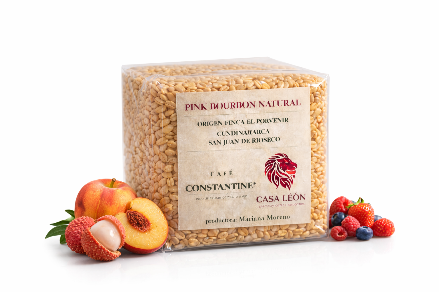 Café Vert Pink Bourbon Natural x3 kg — Microlot, Grande réserve -  Cundinamarca, San Juan de Rioseco, Colombie