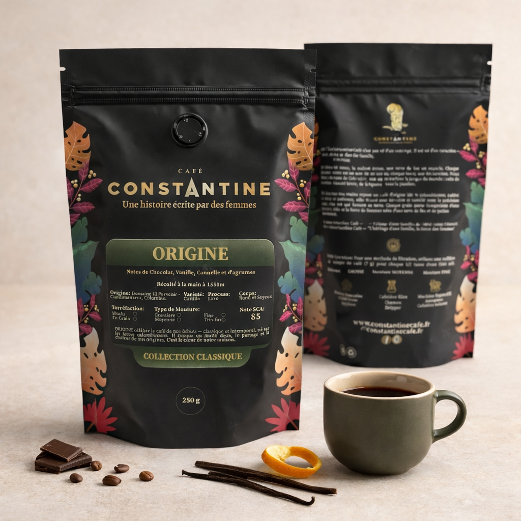 Origine Café Constantine  – Castillo lavé Note SCA 85 | Café de spécialité de Colombie, torréfié en France