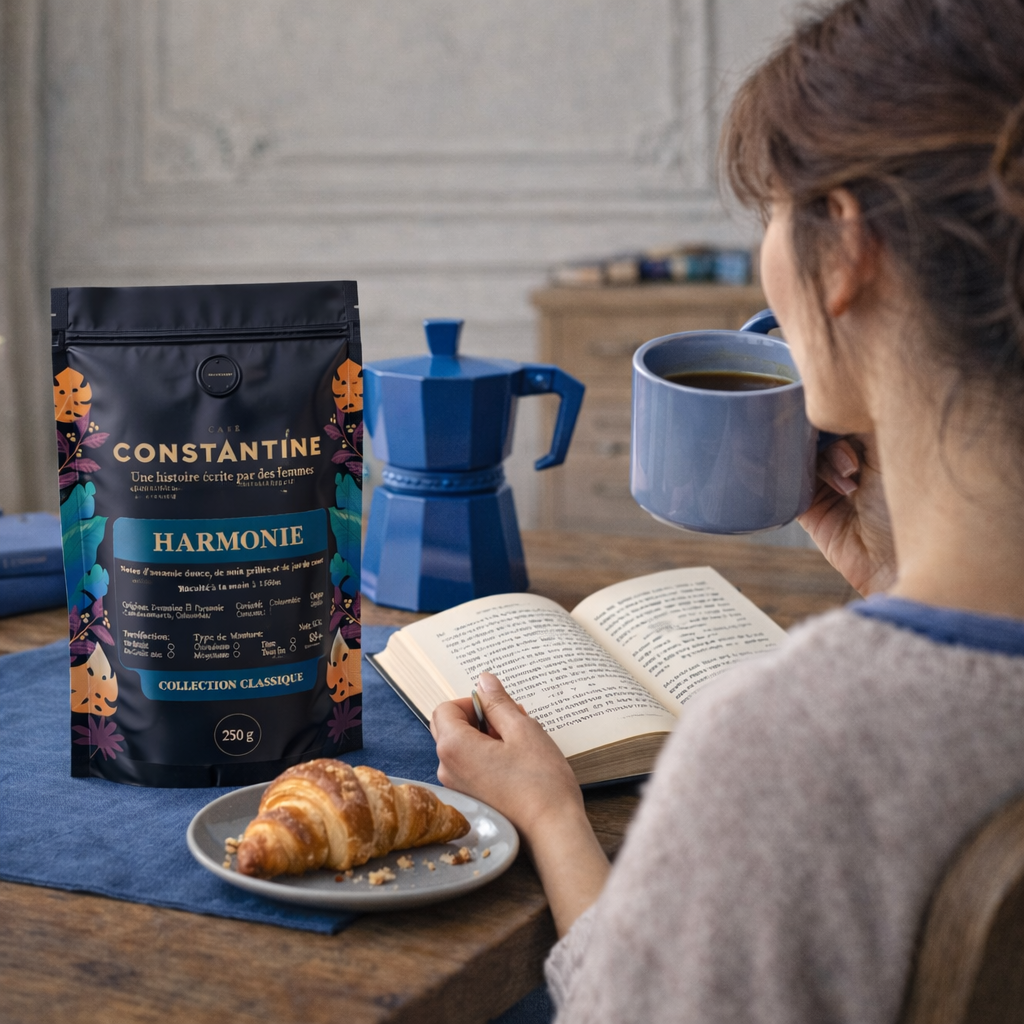 Harmonie Café Constantine - Assemblage Équilibré pour Espresso Note SCA 85 · Café de Spécialité de Colombie, torrefié en France