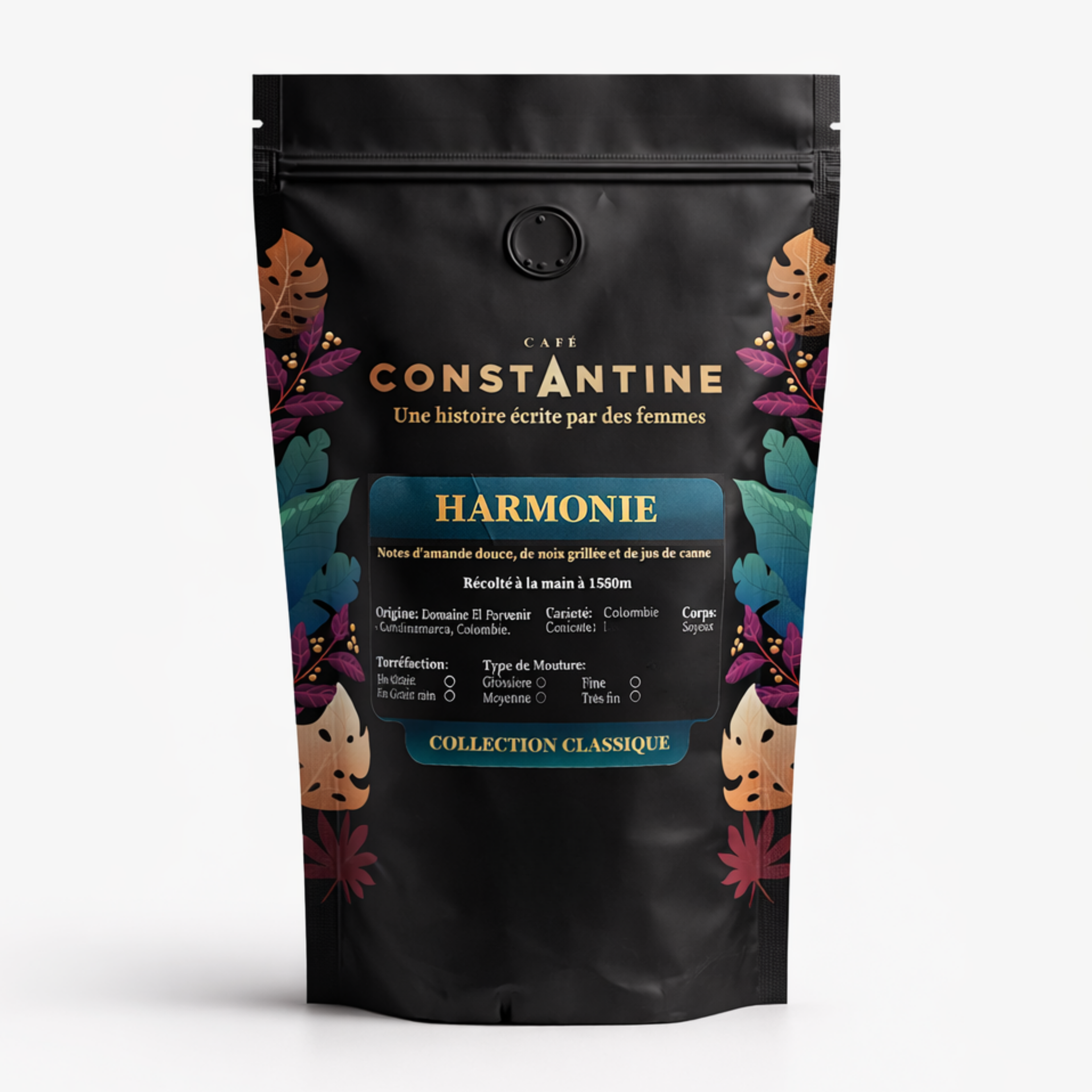 Harmonie Café Constantine - Assemblage Équilibré pour Espresso Note SCA 85 · Café de Spécialité de Colombie, torrefié en France