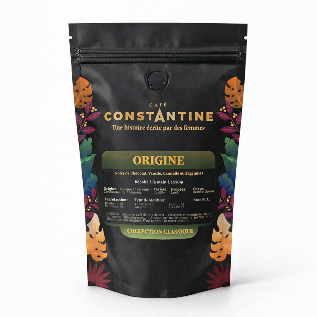 Origine Café Constantine  – Castillo lavé Note SCA 85 | Café de spécialité de Colombie, torréfié en France