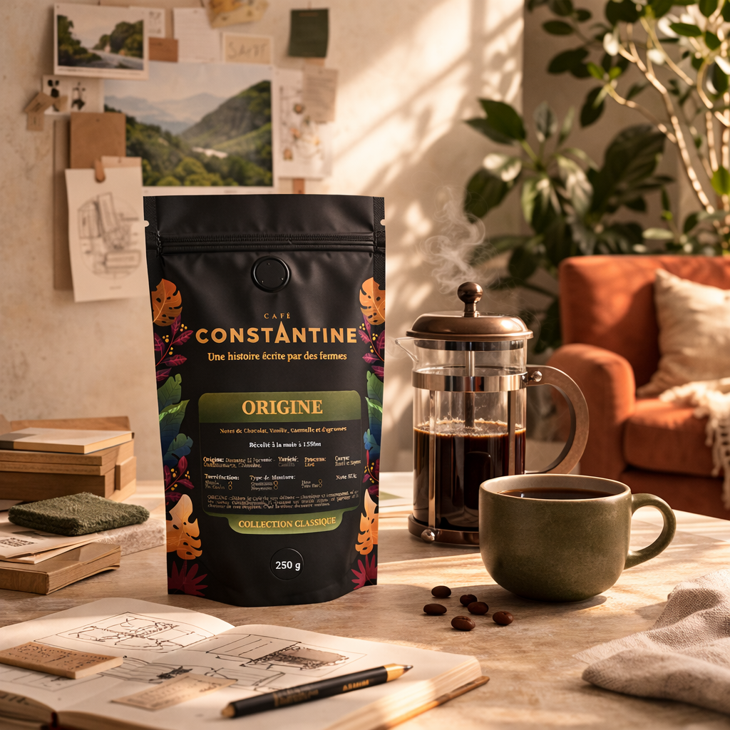 Origine Café Constantine  – Castillo lavé Note SCA 85 | Café de spécialité de Colombie, torréfié en France